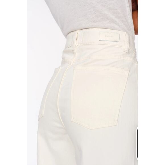 DL1961 Hepburn Wide Leg High Rise Vintage 33” in Eggshell Size 30 - Picture 4 of 12